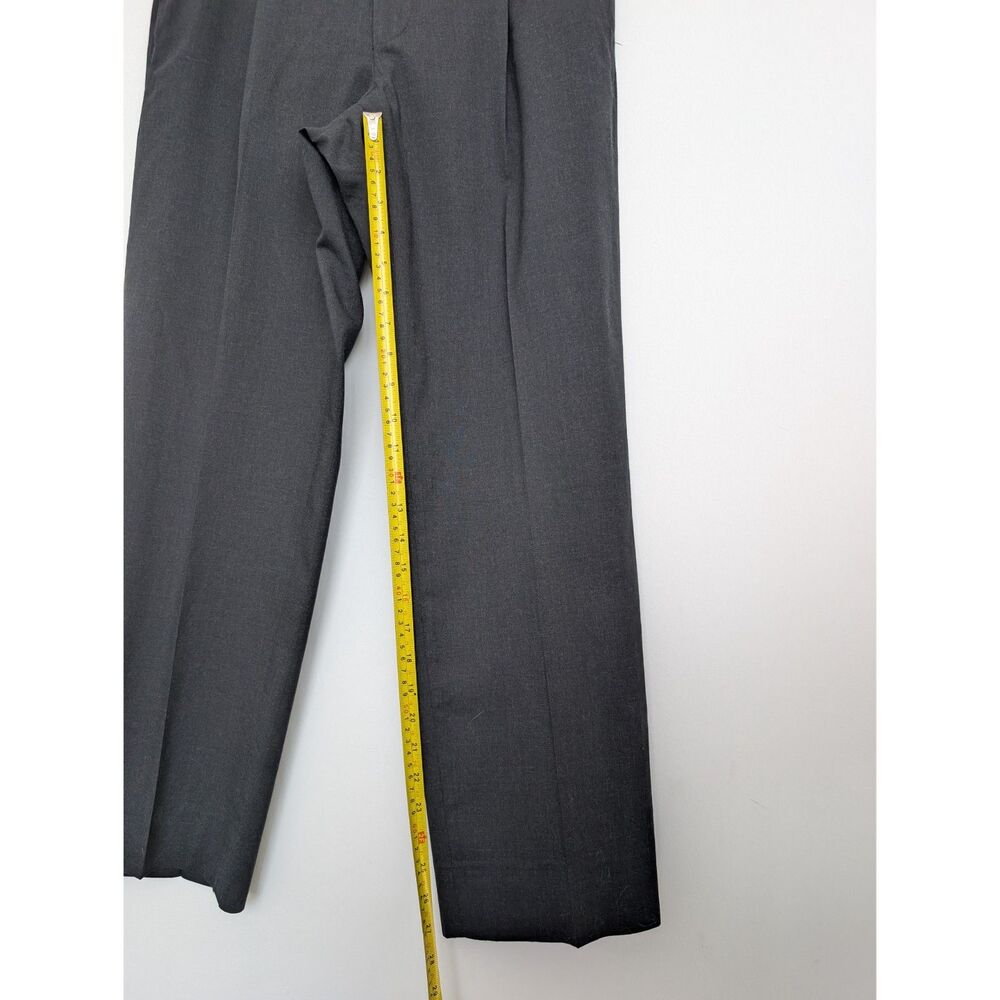 Vintage Oscar de la Renta Wool Gray Mens Dress Pants Trousers Sz 30 - Picture 5 of 16